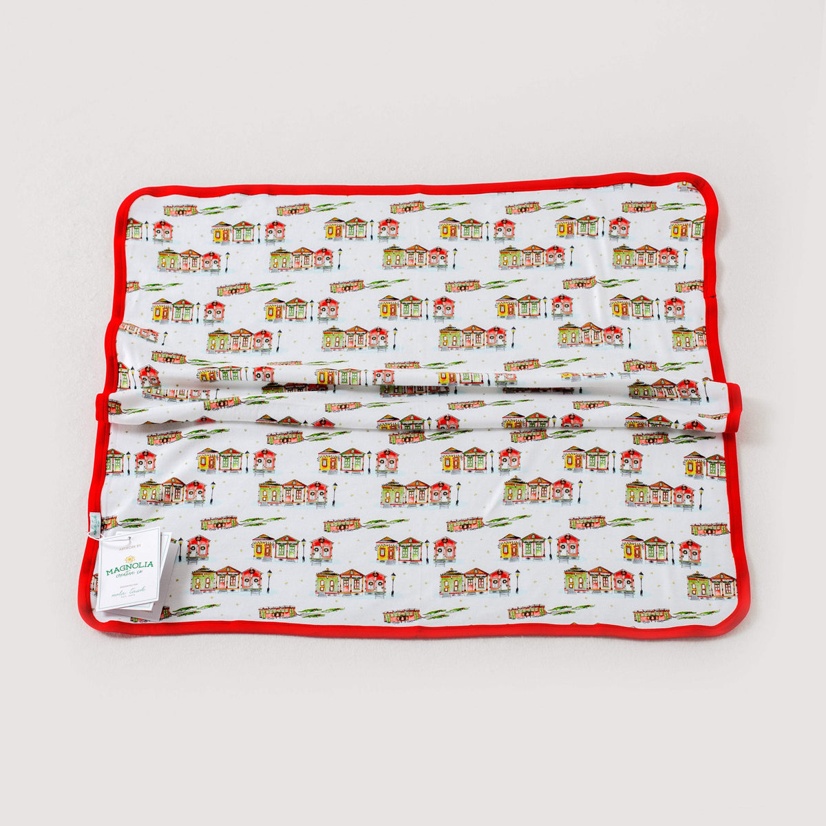 Bayou Wonderland | Organic Cotton Christmas Baby Blanket | Nola Tawk