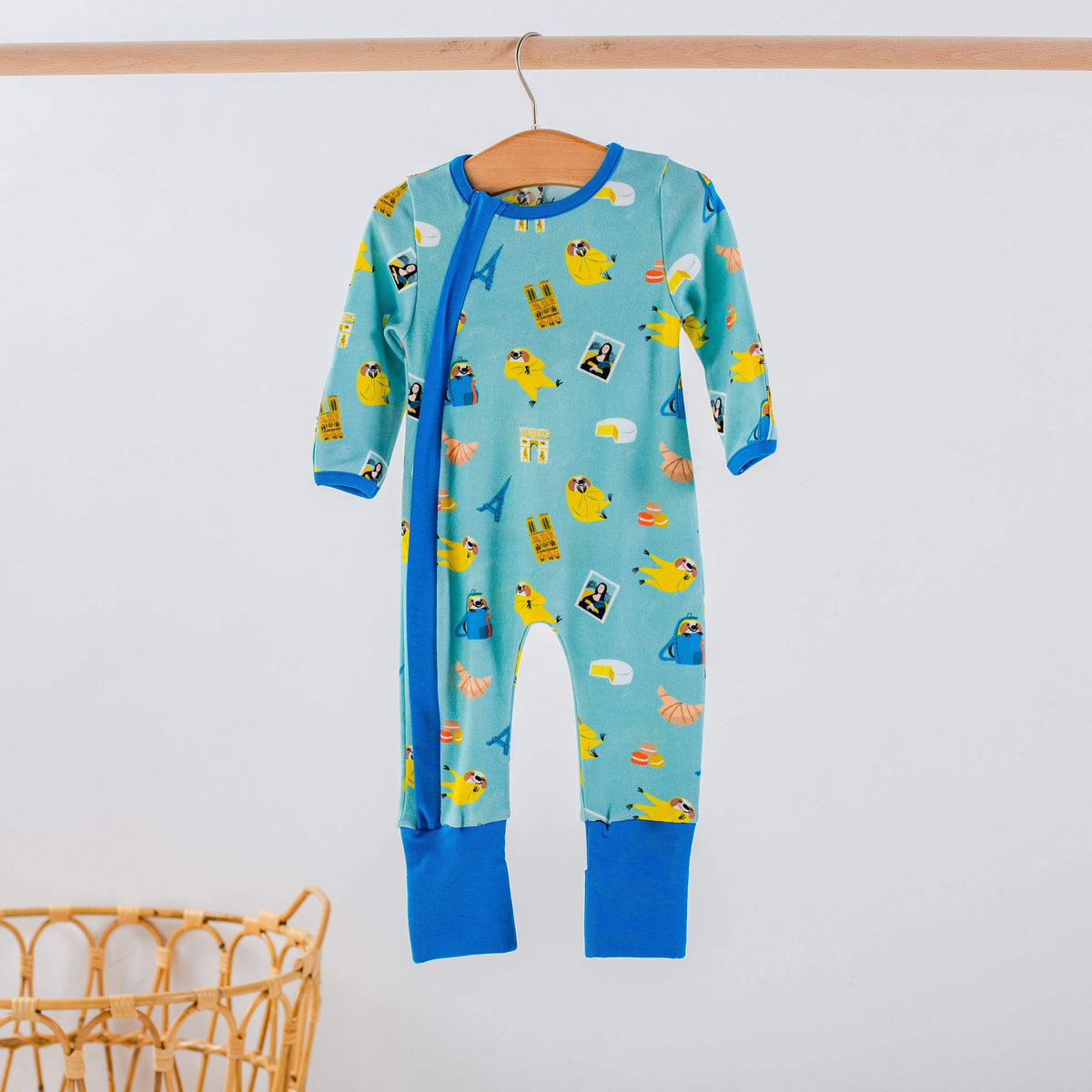 Aya & Pete in Paris | Organic Cotton Kids Pajamas & Book Set | Nola Tawk