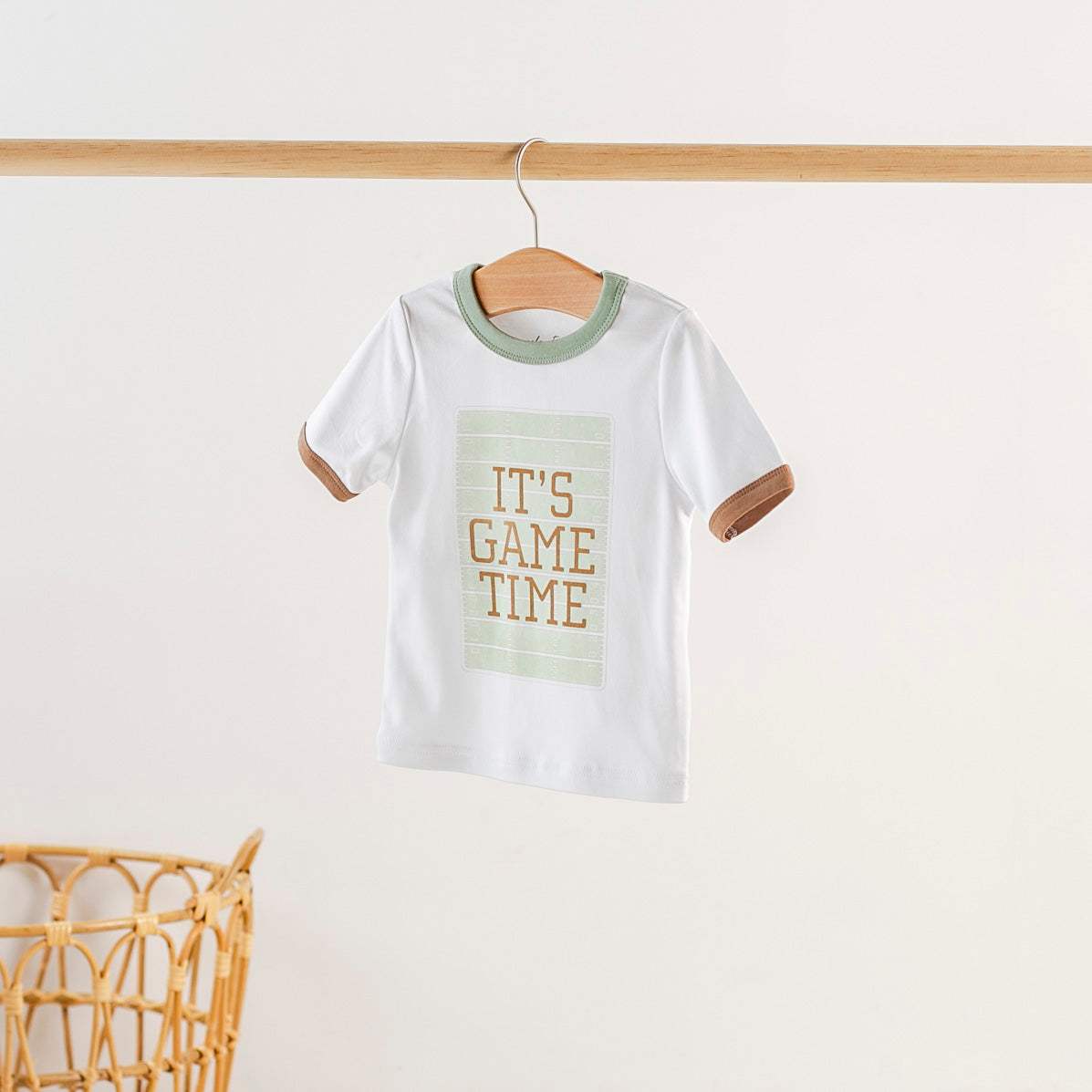 It's Game Time | Organic Cotton Kids Tshirt | Nola Tawk