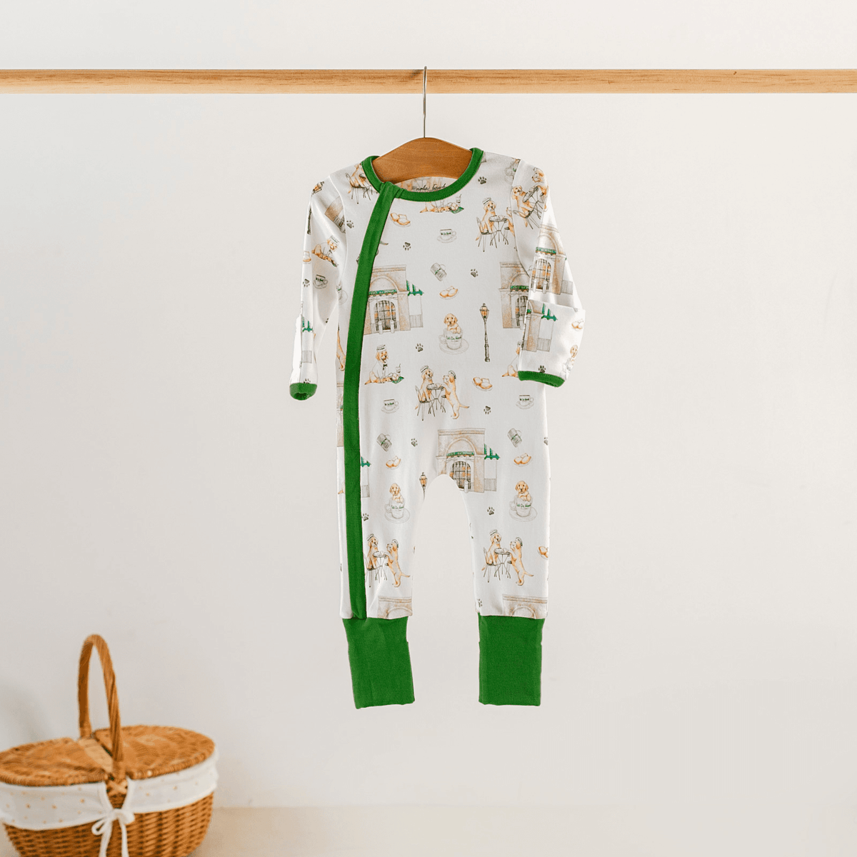 Powdered Sugar and Puppies | Organic Cotton Kids Pajamas | Nola Tawk