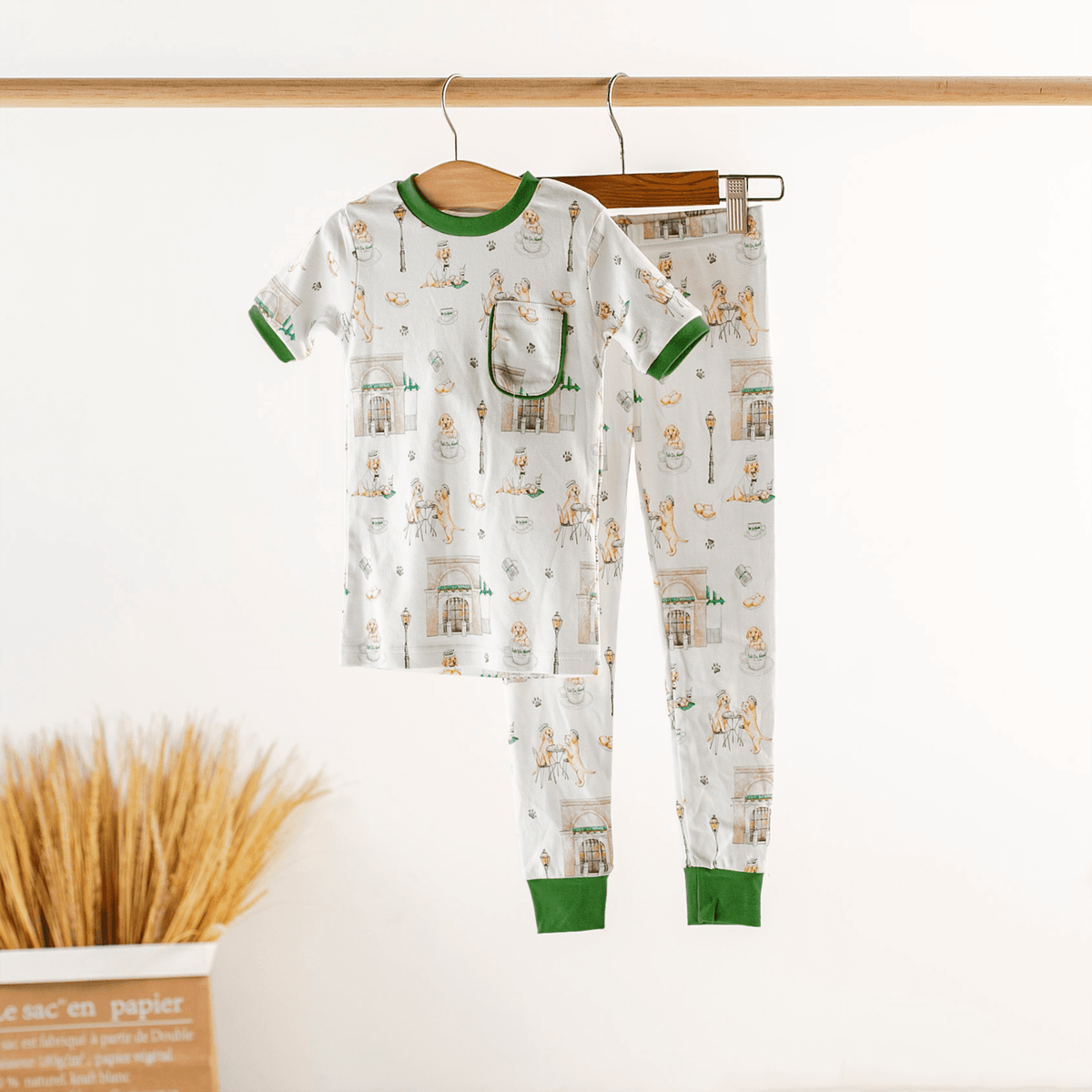 Powdered Sugar and Puppies | Organic Cotton Kids Pajamas | Nola Tawk