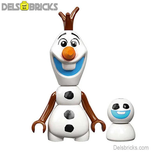 Olaf Lego Minifigure From Frozen Disney Custom Collectible - ToylandEU