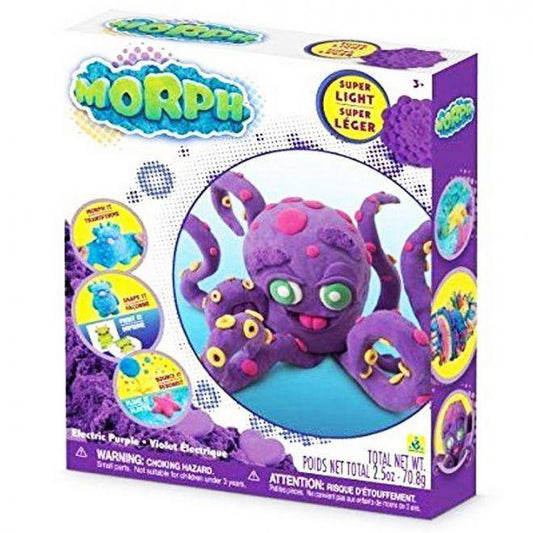 Electric Purple Morph Toy Orb Shape Bounce Float Mess Free