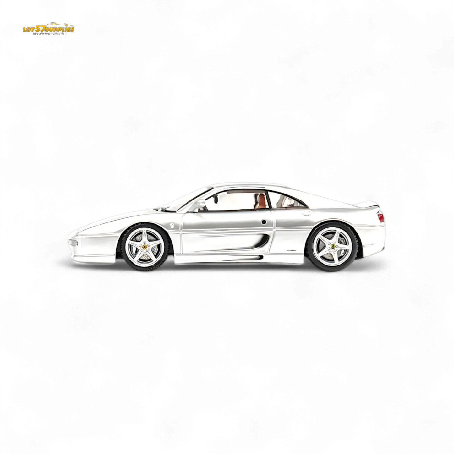 TPC F355 challenge Diecast Model in Silver 1:64 - ToylandEU