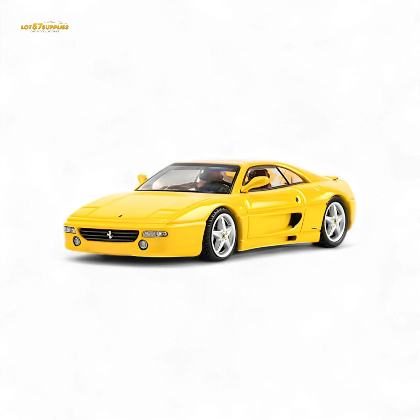 TPC F355 challenge Diecast Model in Modena Yellow 1:64 - ToylandEU