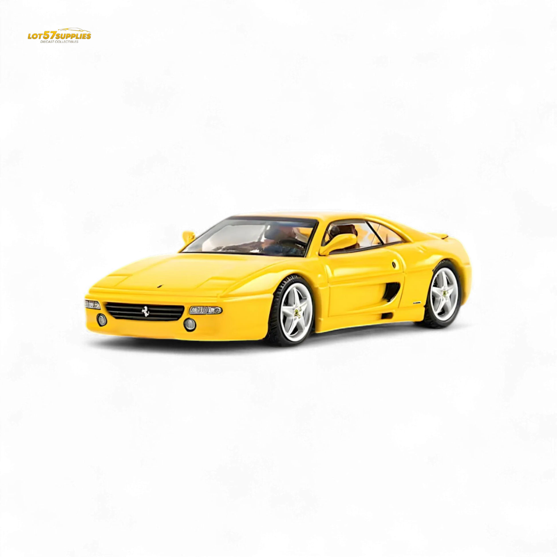TPC F355 challenge Diecast Model in Modena Yellow 1:64 - ToylandEU