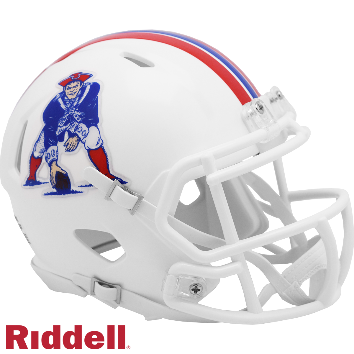 New England Patriots Helmet Riddell Replica Mini Speed Style 1982-1989 T/B Periodic Restock
