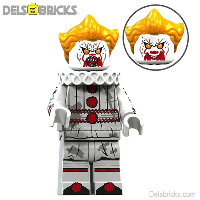 Pennywise Lego Minifigures It 2017 Collectible Horror Figurine