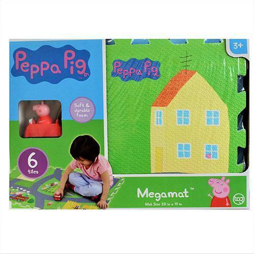 Peppa Pig Foam Floor Mat Puzzle With Vehicle For Play - ToylandEU