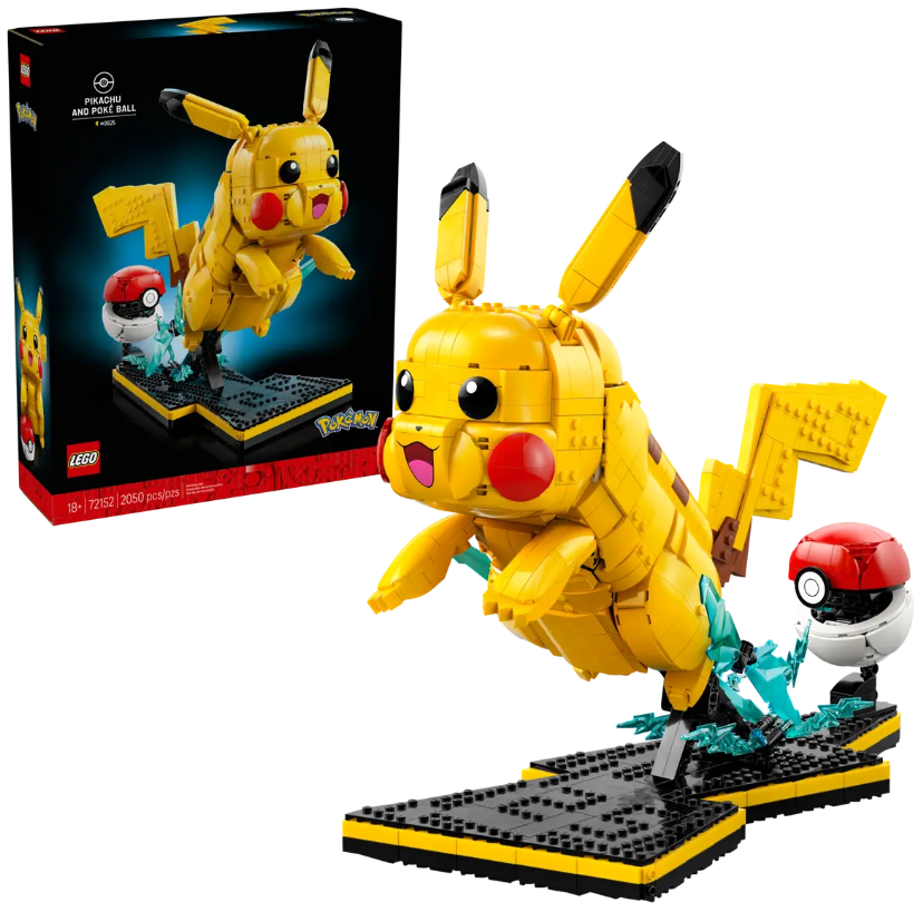 LEGO® Pokémon Pikachu And Poké Ball Building Set | 2050 Pieces | Adults