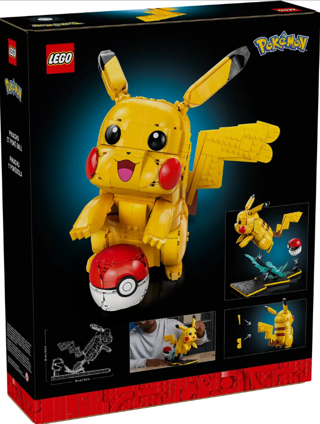 LEGO® Pokémon Pikachu And Poké Ball Building Set | 2050 Pieces | Adults
