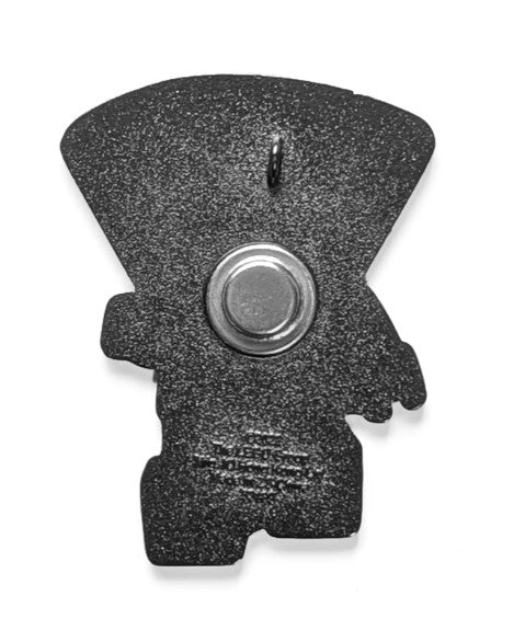 LEGO® Minifigure Enamel Button | Pizza Guy Design | Snap Closure | Ages 6+
