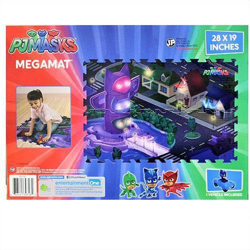 PJ Masks Interlocking Floor Mat Puzzle Set Buildable 6 Tiles - ToylandEU