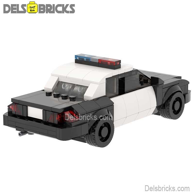 Police Squad Car 293 piece Lego Minifigures Custom Toys - ToylandEU