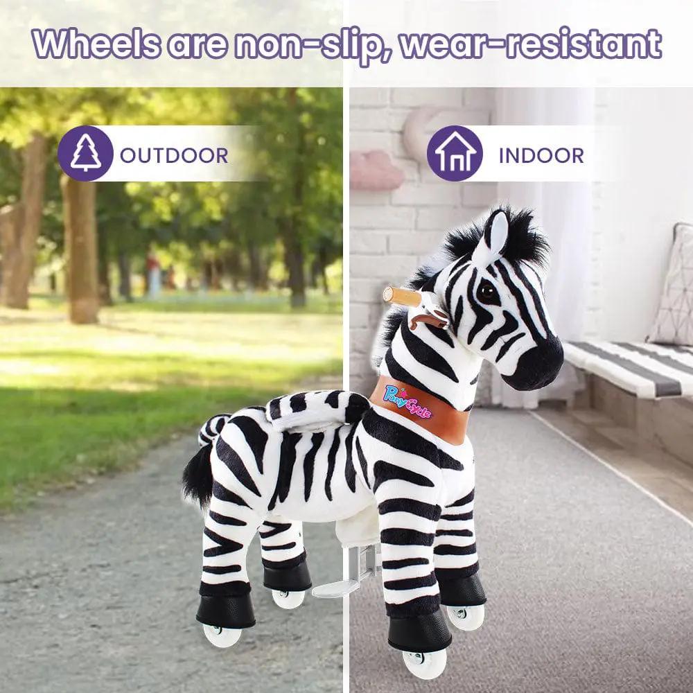 Model U® Zebra Ride-On Toy Age 4–7 - PonyCycle, Inc.