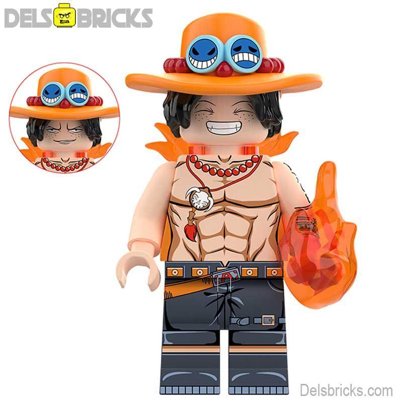 Custom One Piece Lego Minifigure Ace Collectible Figure - ToylandEU