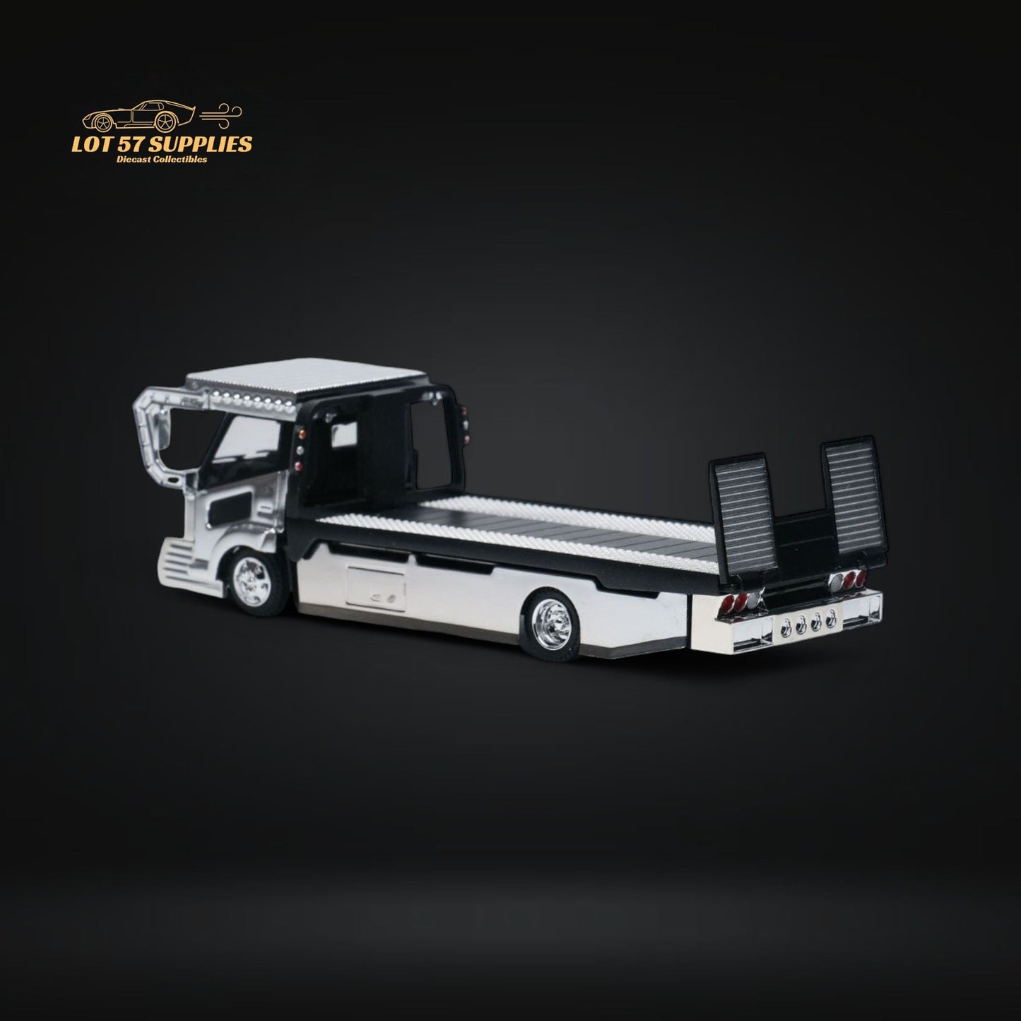 Diecast Dekotora Flatbed Tow Truck Diecast 1 64 Scale With Stickers