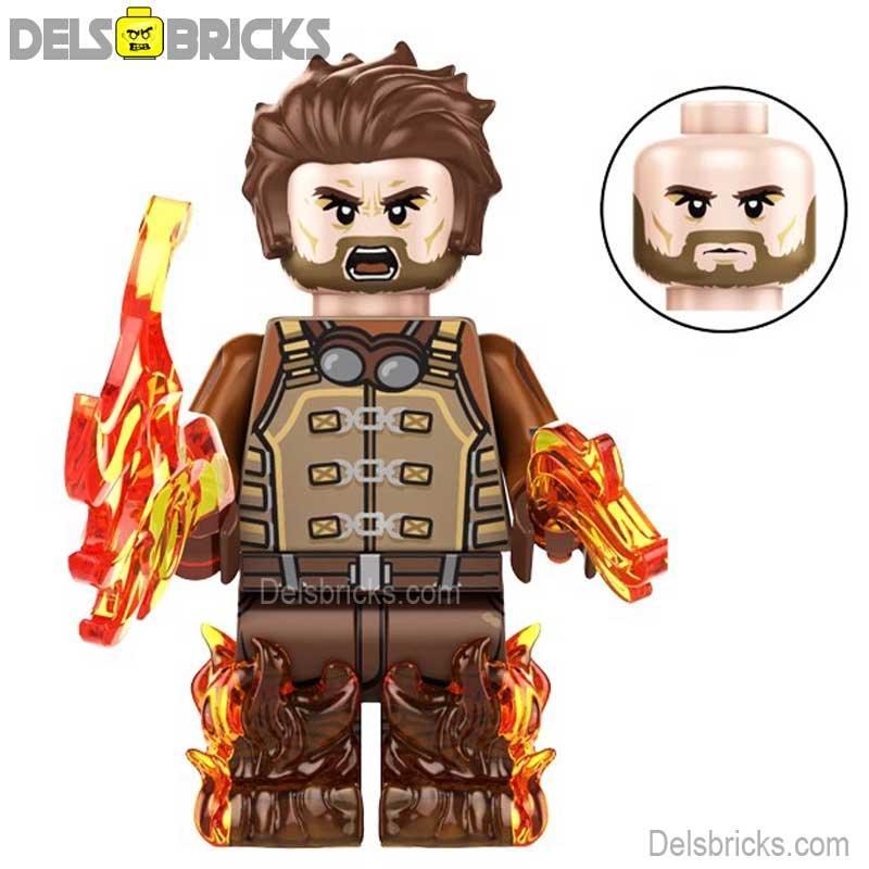 Pyro Lego Minifigure From Deadpool Wolverine Movie Collectible Figure - ToylandEU