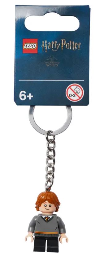 LEGO® Harry Potter™ Ron Weasley™ Key Chain | Metal Ring | Set 854116