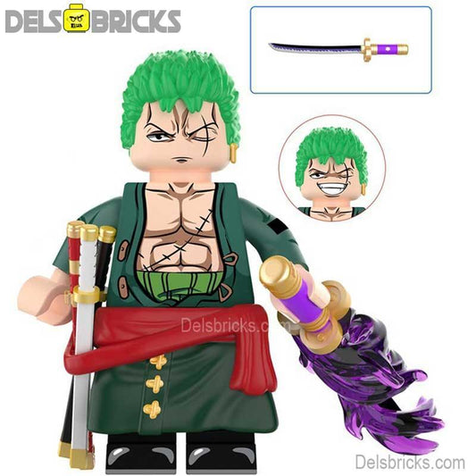 Roronoa Zoro Lego Minifigure One Piece Collectible Figure - ToylandEU