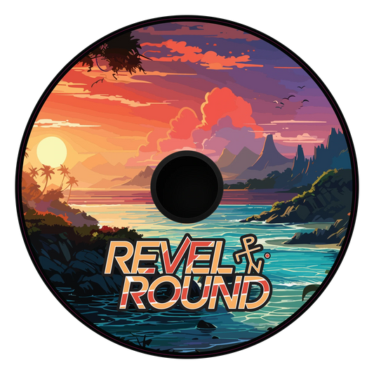 Round Game Set | Outdoor Play | Durable Build | Sunset Coast Edition