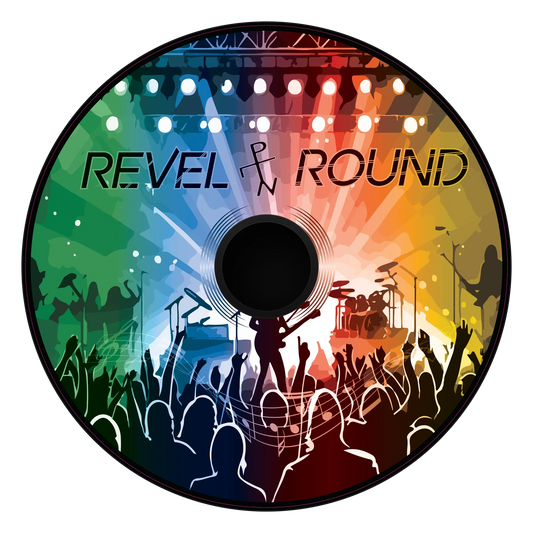 Revel Round Game Set | Built In LED Lights | Heavy Duty Targets | Backyard Use