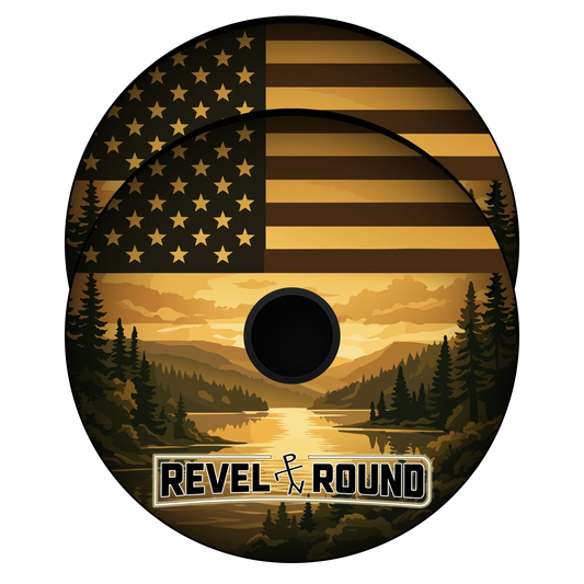 Sunset Salute Edition | Revel Round Lawn Toss Game Set