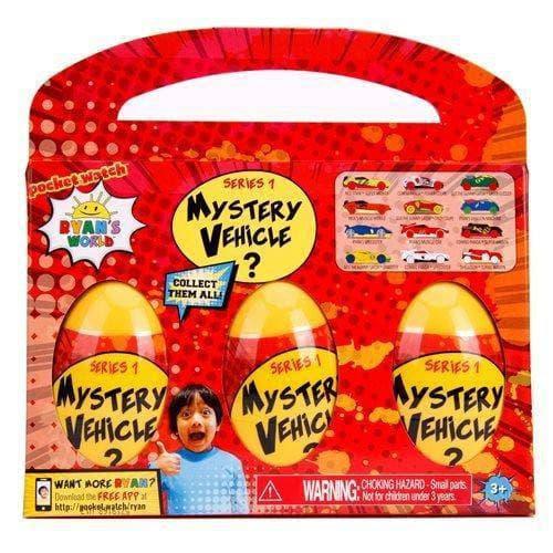 Ryan's World Mystery Egg Three Pack Die Cast Vehicles - ToylandEU