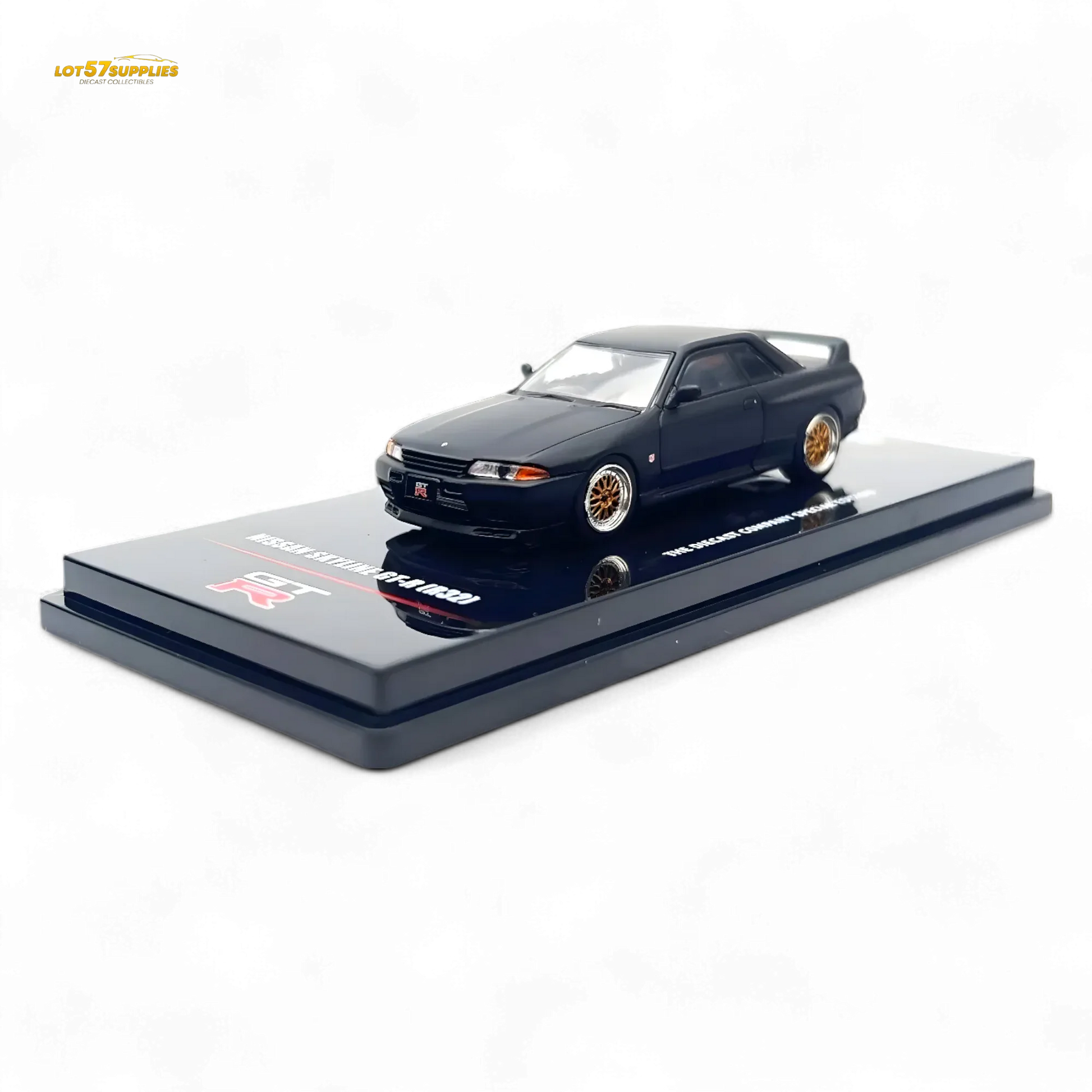 Inno64 Nissan Skyline GT-R R32 Matt Black "THE DIECAST COMPANY" Special Edition 1:64 IN64-R32-MB - ToylandEU