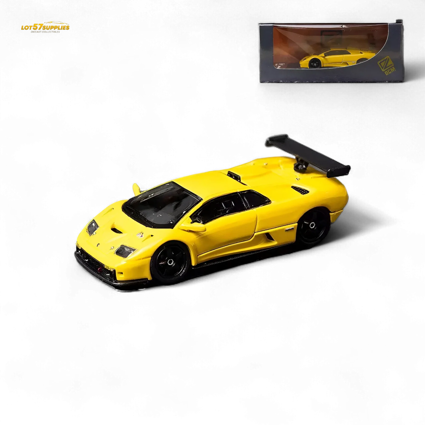 DCM Lamborghini Diablo GT-R Yellow Diecast Model 1:64 Limited to 500 Pcs - ToylandEU