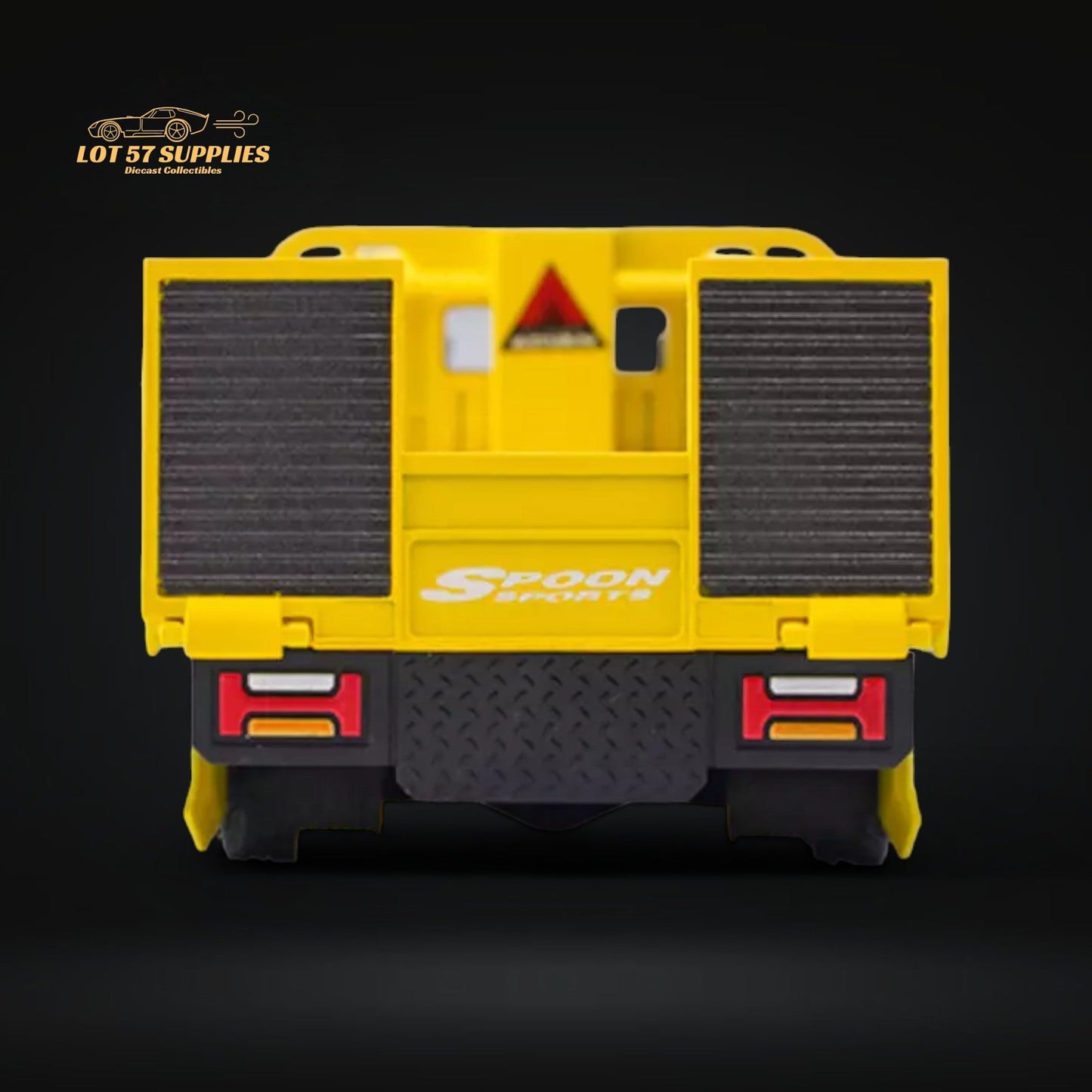 Diecast MicroTurbo HINO 300 Custom Flatbed Tow Truck Spoon Livery 1:64