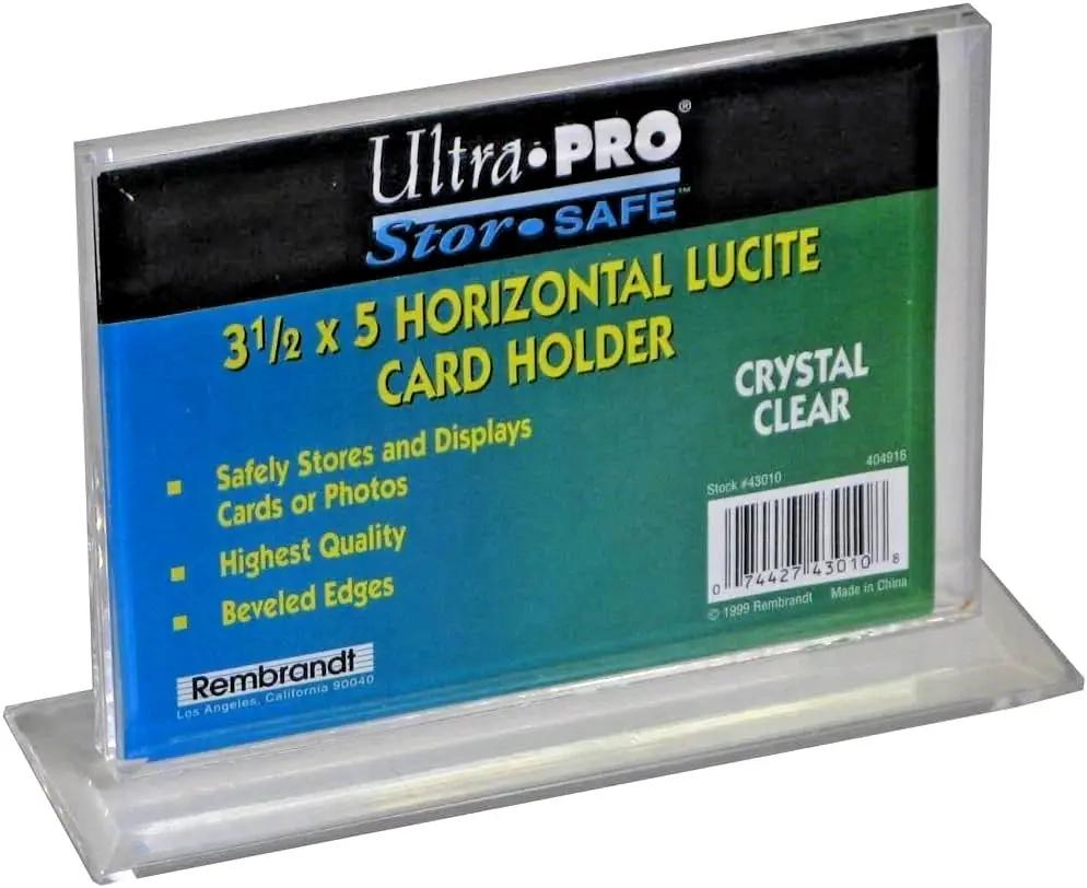 3-1/2x5 inch Horizontal Lucite Card Holder