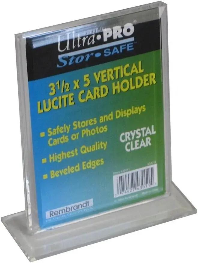 3-1/2x5 inch Vertical Lucite Card Holder