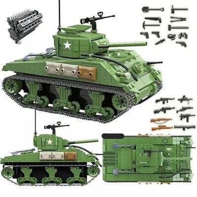 Sherman M4A1 Tanker Minifigure | Custom ABS | Collectors