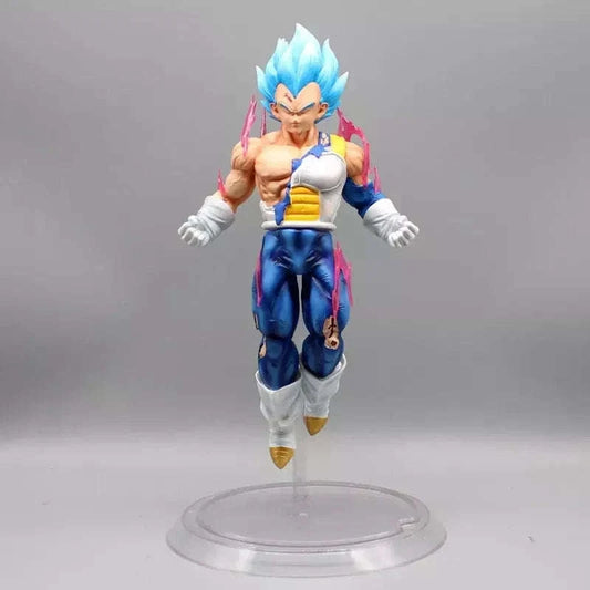 Vegeta Ultra Ego and Super Saiyan Blue Swappable Heads Anime Figure, Dragon Ball Z Action Figurines