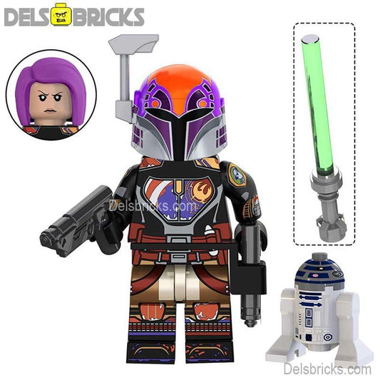 Sabine Wren Lego Minifigure From Ahsoka Series Collectible - ToylandEU