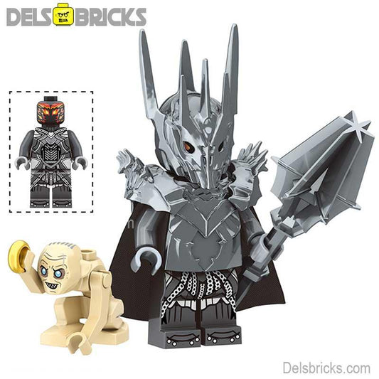 Sauron Lord of The Rings Lego Minifigures Custom Toys 1 - ToylandEU