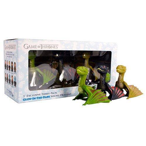 Game Of Thrones Glow In The Dark Dragon Figures Set