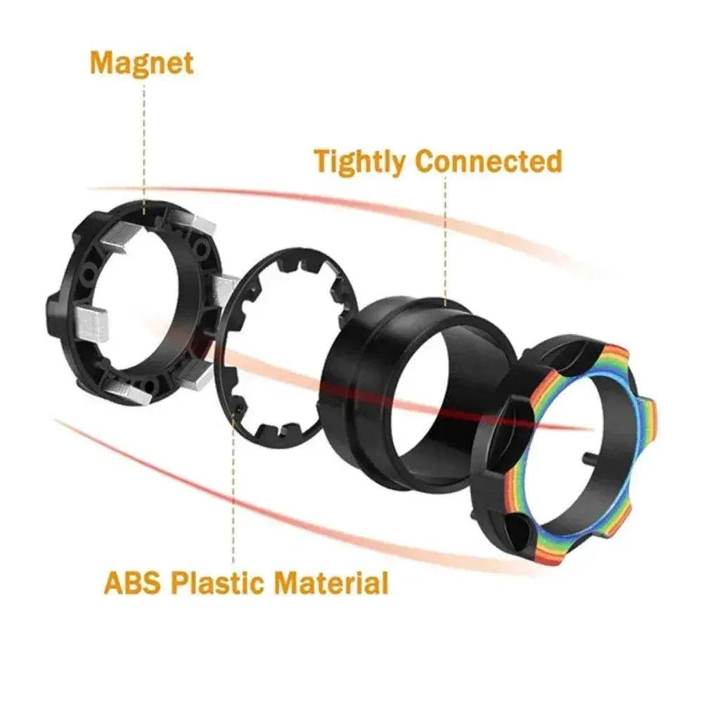  sell well 3pc stress reduction magnetic ring toy, color ring toy, ADHD anxiety relief stress reduction ring Holiday gift -  ToylandEU™