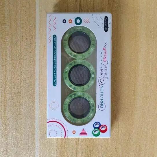  sell well 3pc stress reduction magnetic ring toy, color ring toy, ADHD anxiety relief stress reduction ring Holiday gift -  ToylandEU™