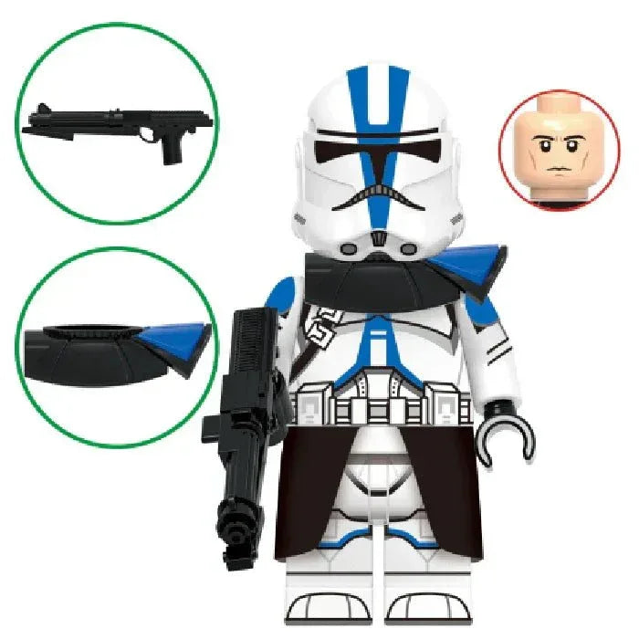 Star Wars Sergeant Appo Lego Minifigure 501st Clone Trooper - ToylandEU