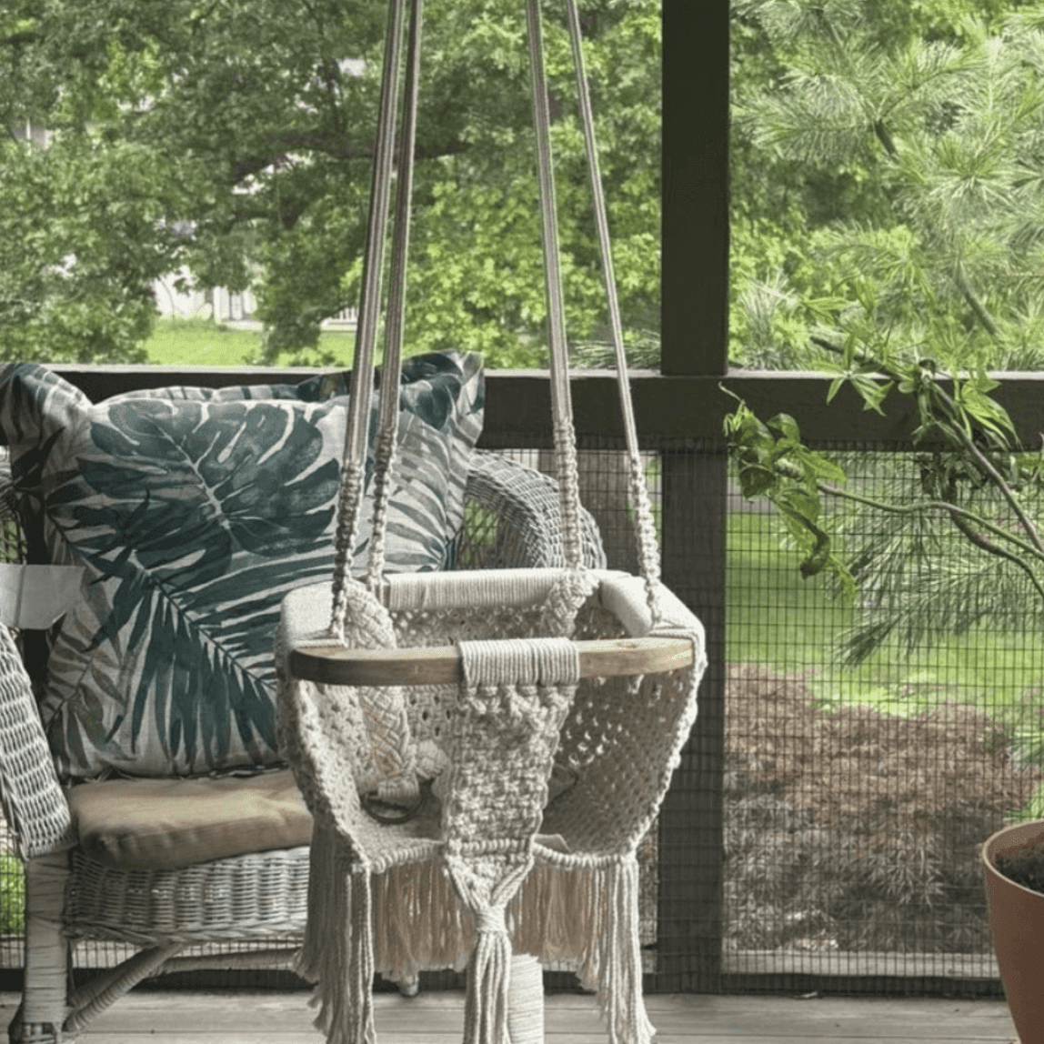 Macrame Baby Swing | Handmade Organic | Made In India