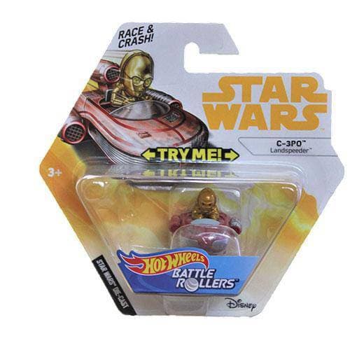 Star Wars Battle Rollers Die Cast With Ball Bearing Movement