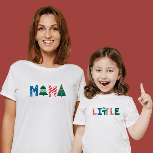 Organic Tee | 100 Percent Cotton | Relaxed Unisex Fit | Adult Holiday Top