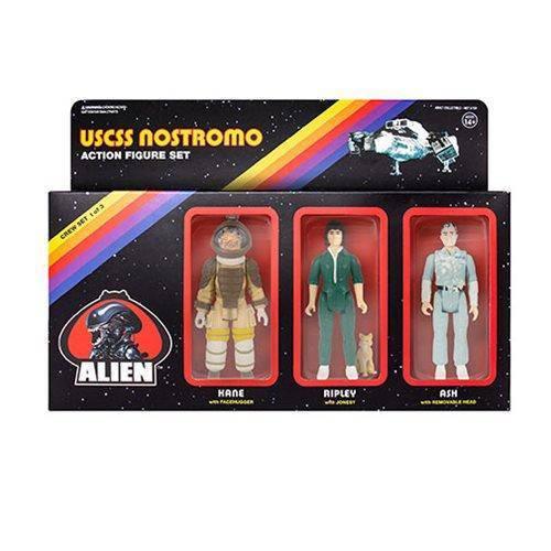 Alien ReAction Figures 3.75 Inch Window Display Pack A