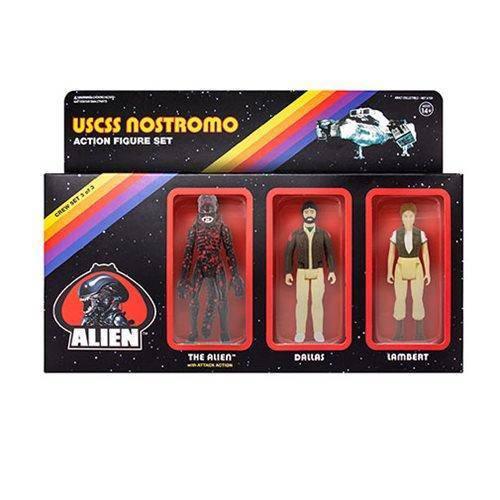Alien ReAction Figures 3.75 Inch Window Display Pack A