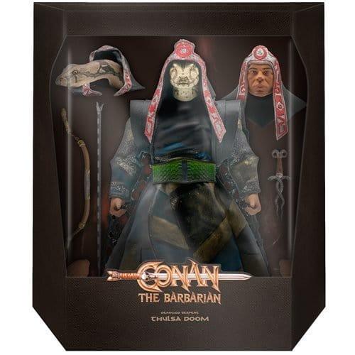 Conan Action Figure Snake Priest Thulsa Doom Deluxe Edition
