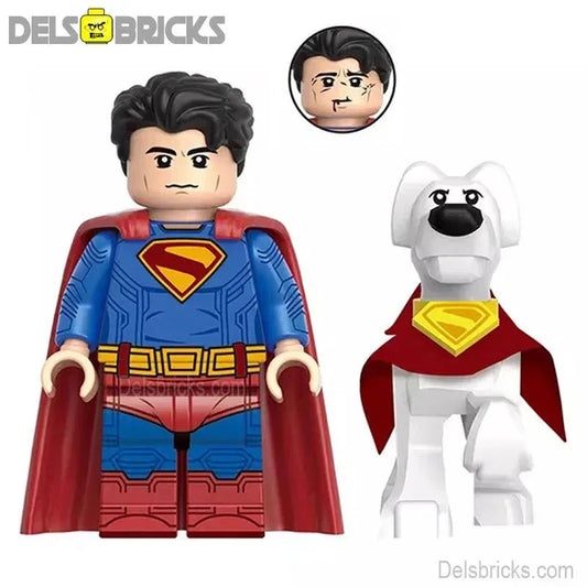 Superman & Krypto NEW Superman Movie 2025 Lego Minifigures Custom Toys - ToylandEU