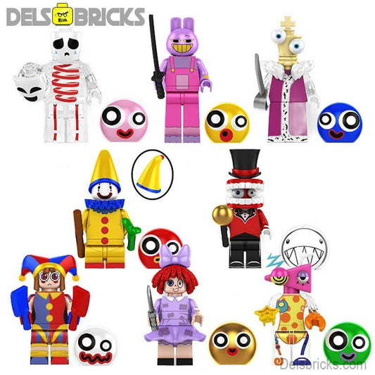 Lego Minifigures Digital Circus Set Of 8 Collectible Figures - ToylandEU
