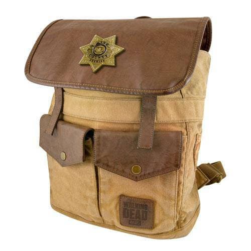 The Walking Dead Rick Grimes Desert Brown Backpack Durable